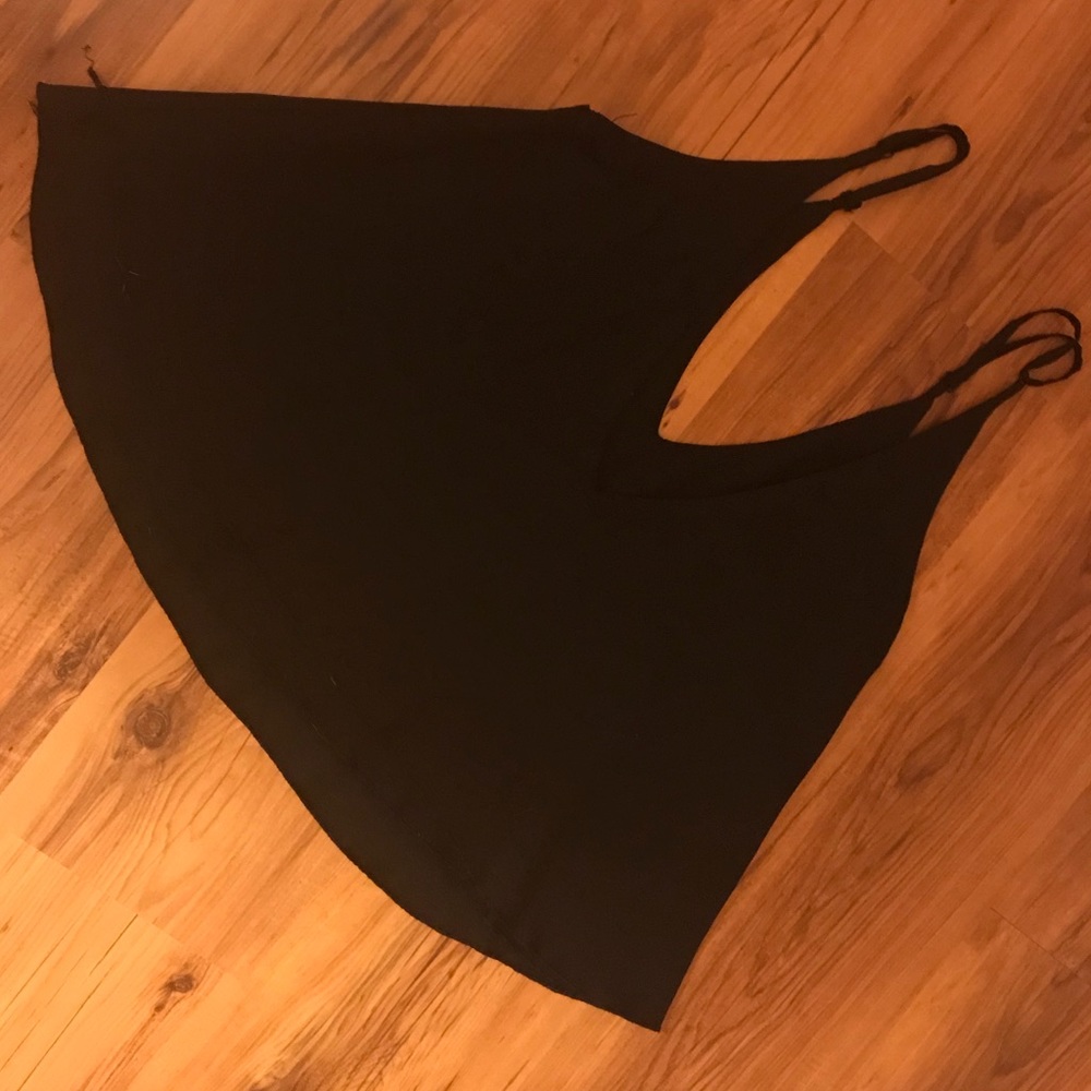 Black tank top